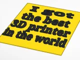 Best 3D printer sign-0
