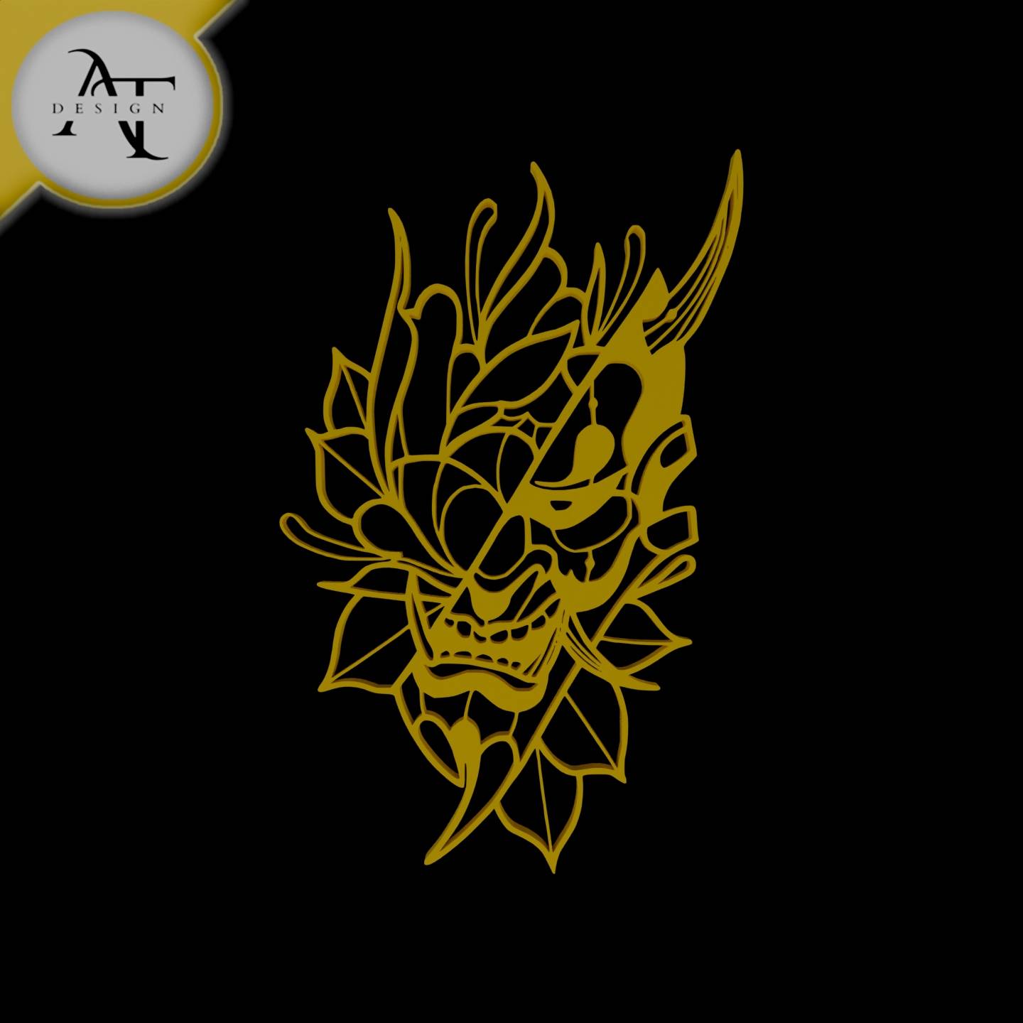 Mask - Silhouette - 2D Wall Art Decor