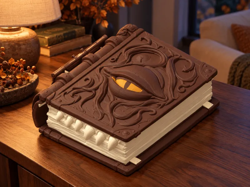 Grimoire Affamé | Boîte-livre d'Halloween de 240 mm, sans AMS ni CFS