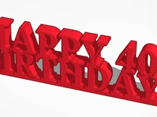 Happy Birthday 40