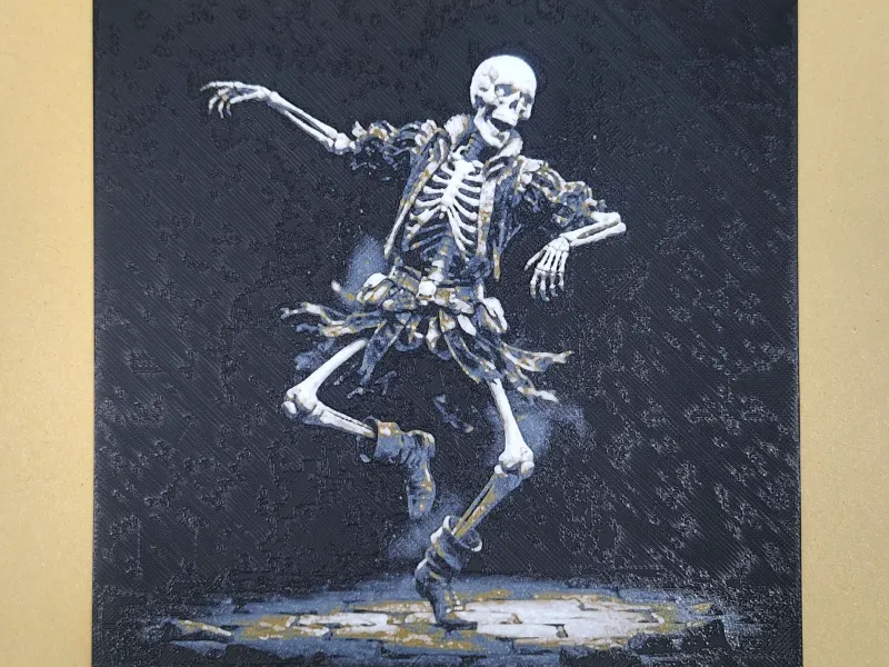 Tanzendes Skelett
