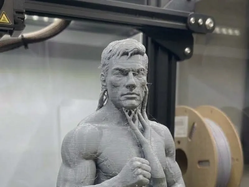 Frank Dux Bust STL Bloodsport Sculpture 3D Print Model