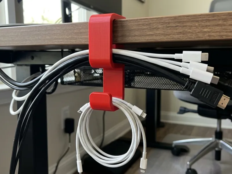 Under-Desk Cable Hook