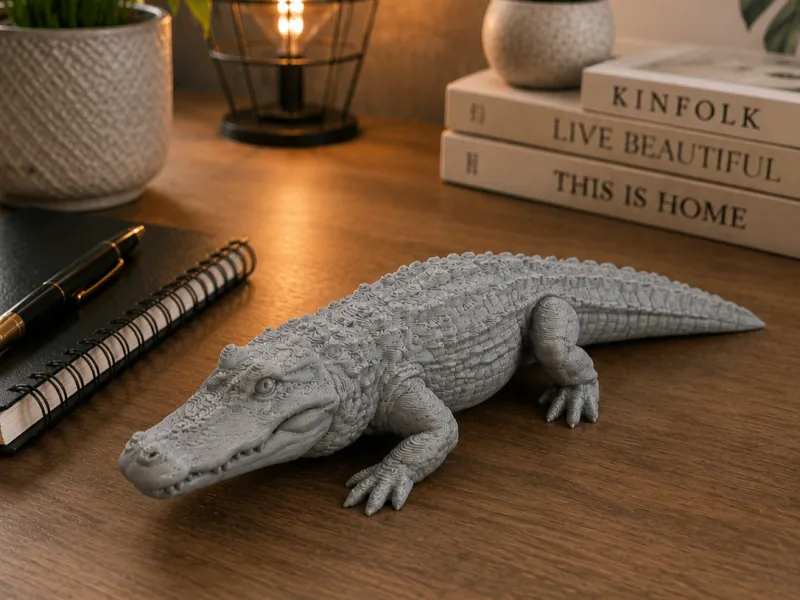 River King Crocodile- 3D Print Model