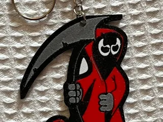 Keychain Demon Red