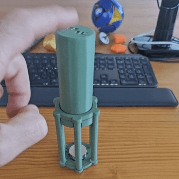 Magnetic levitation panic button-0