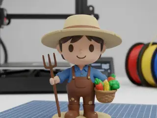 FARMER FIGURINE