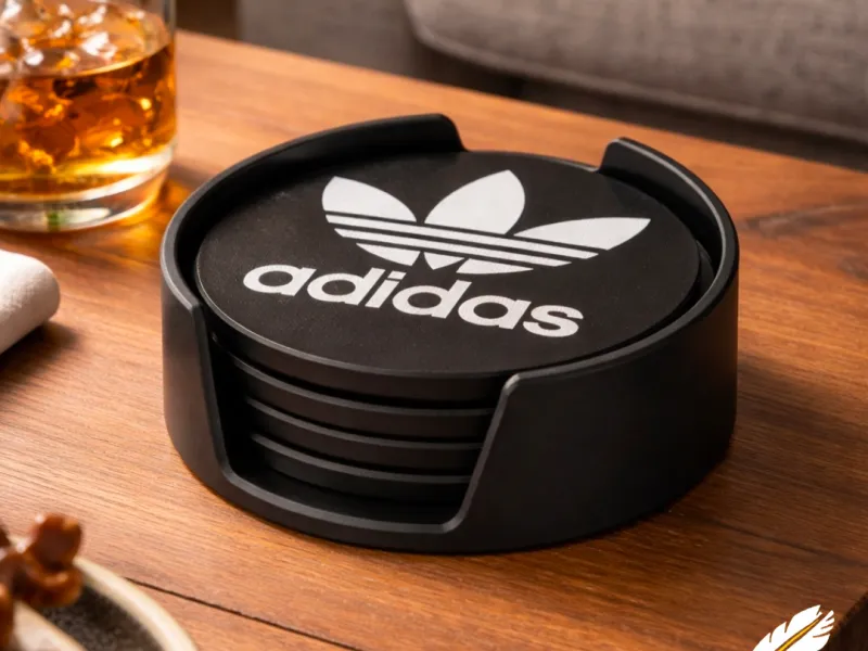 ADDIDAS coasters + holder