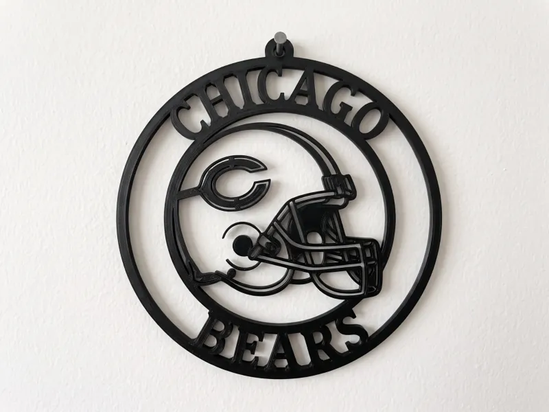 Chicago Bears - Muurkunst - Eenvoudig te Printen