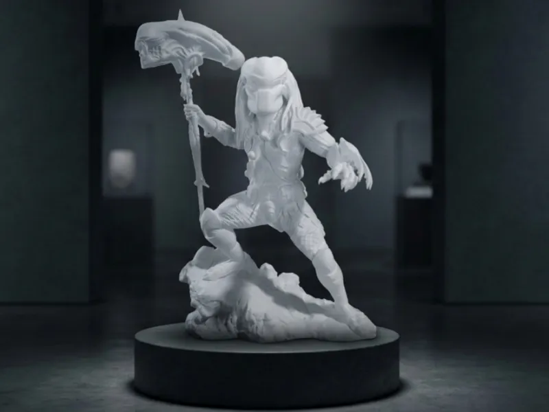 Predator with alien trophy