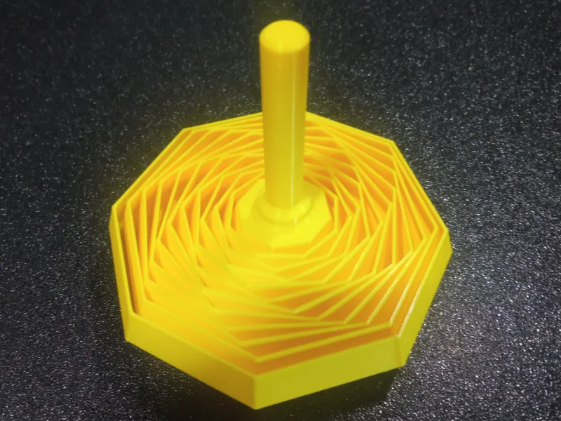 Octagonal fractal Fidget with Handle