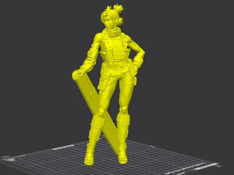 Cyberpunk Kunoichi Temari Figurine