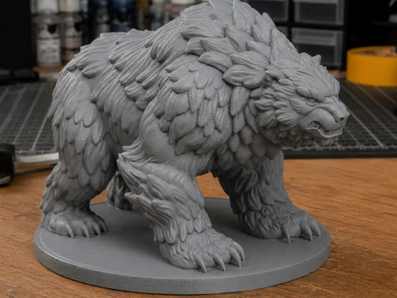 Vicious Frost Bear for DnD - Magic Series