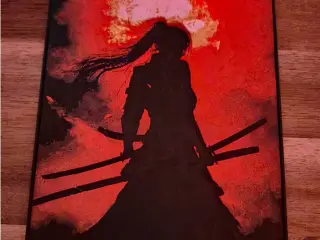Samurai Woman Silhouette