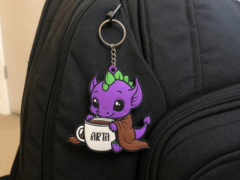 Drache mit Kaffee