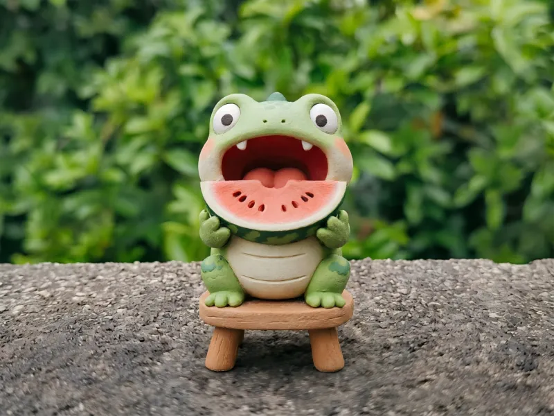 Melon-eating Lizard Ornament