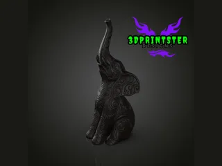Elegant Tribal Elephant