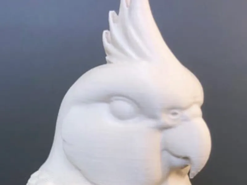 Scultura pappagallo