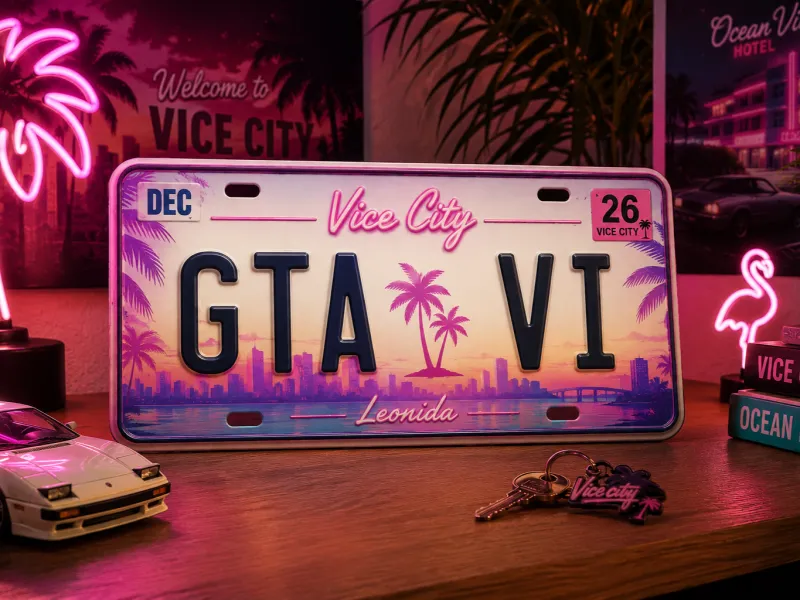 GTA VI PLATE