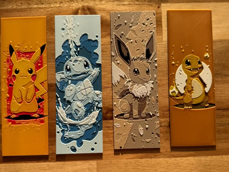 Pokemon Bookmark Set #1