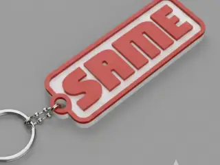 Same logo keychain