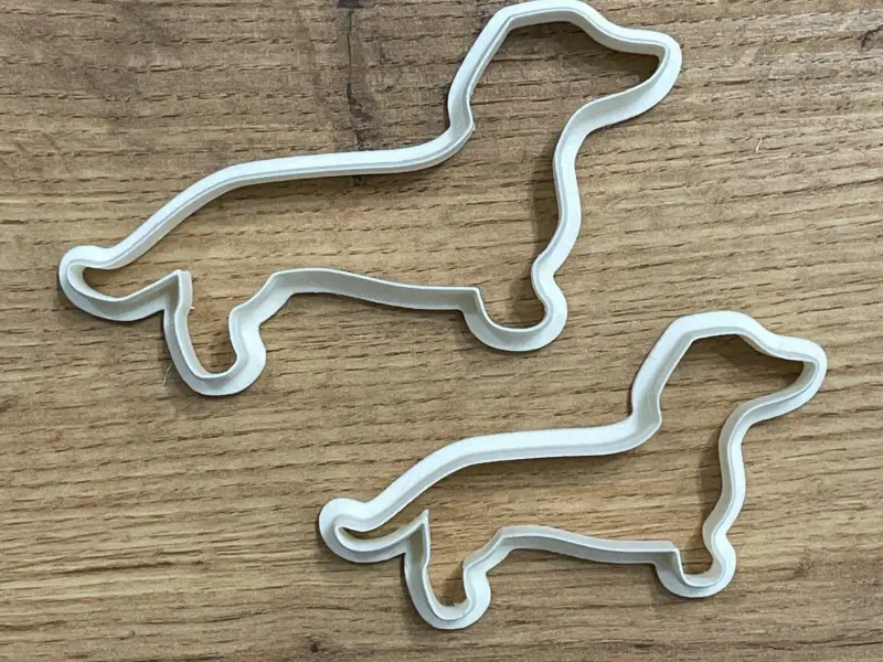 Dachshund shape cookie cutter, dog, baking, cutter, Dogery