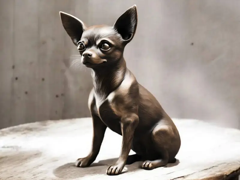 Sculpture Chihuahua — a figurine for dog lovers