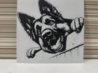 Hueforge dog