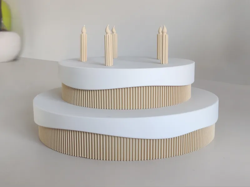 Überraschungsbox-Kuchen