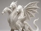 3 Kopfiger Drache, Hexa Design B-0