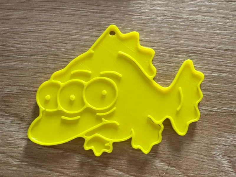 llavero pez de los simpson