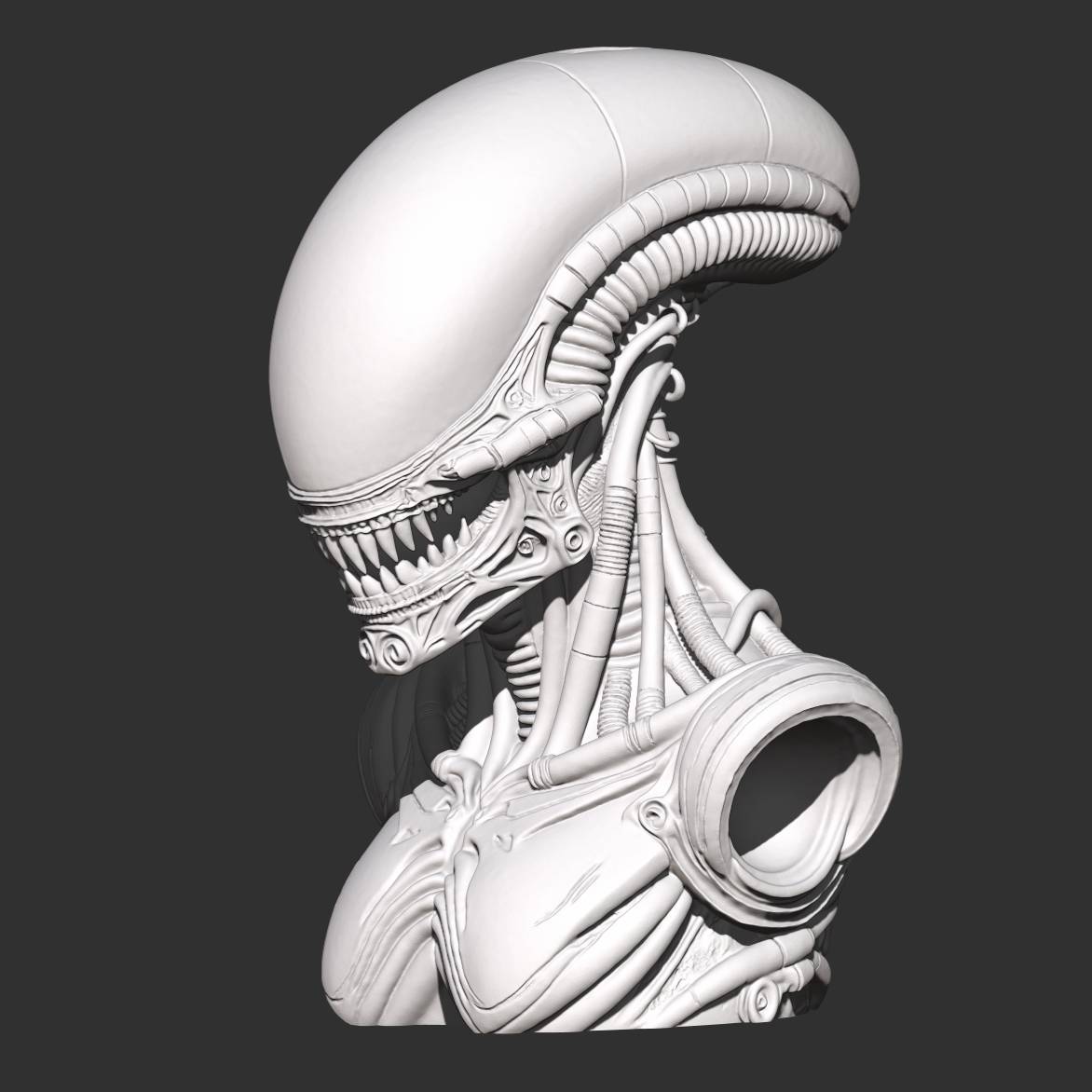 3D Printer Files | 3MF File | Busto versión Alien Xenomorfo | Creality ...