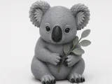 Koala with Eucalyptus-0