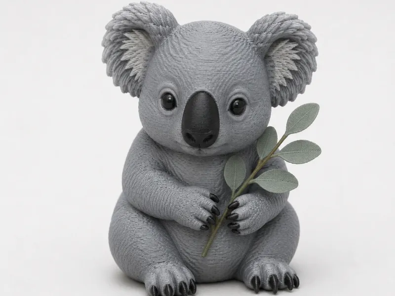 Koala mit Eukalyptus