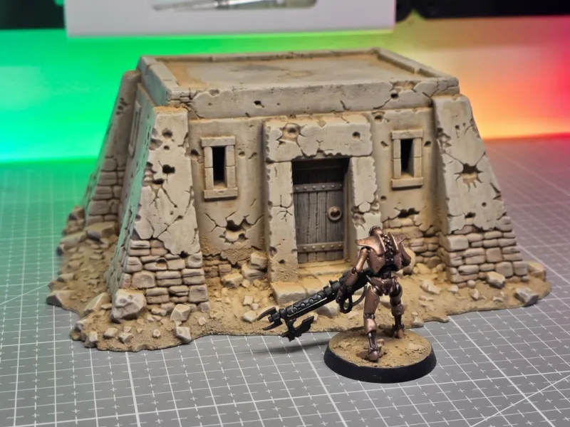 Bunker de Pedra Oriental - Terreno para Wargame Grimdark
