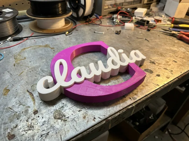 Wall Art Name Claudia