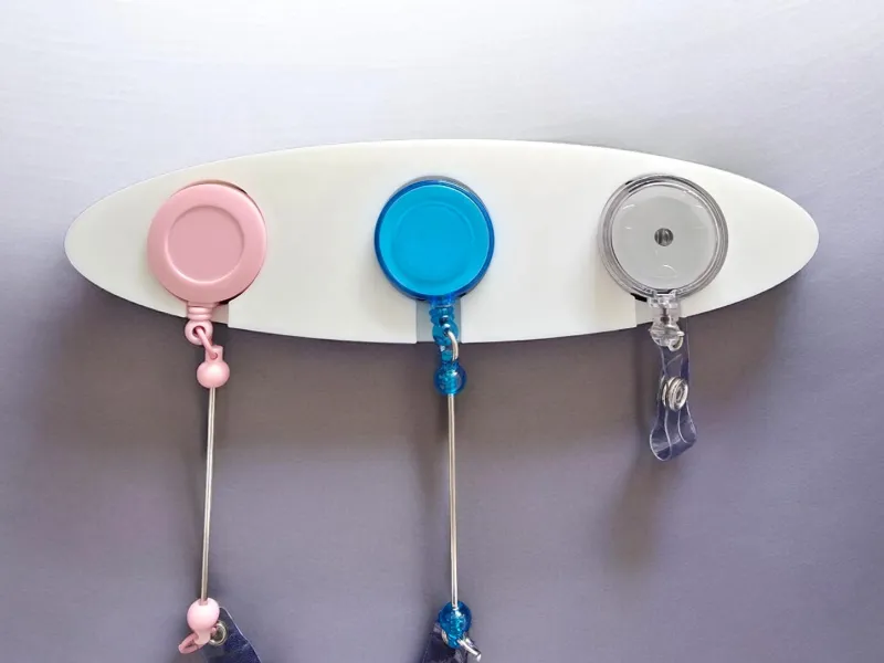 Badge reel holder