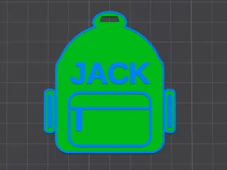 backpack keychain