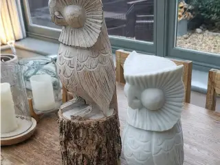 Full Owl Sculpture – 3D Scan of Wood Carving (Outdoor-Ready)