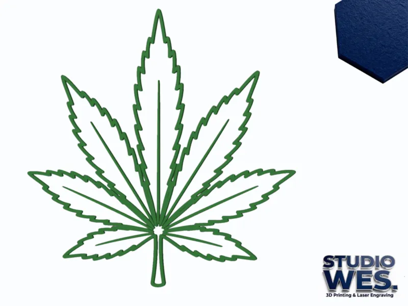 Cannabis Leaf - Wall Art
