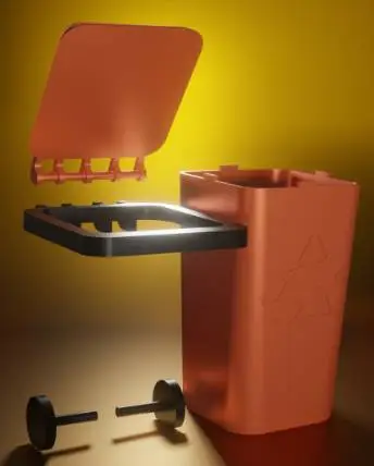 Desktop Trash Bin-2