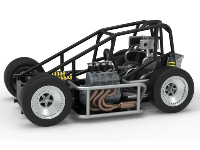 Three Quarter Midget Base Scale 1:25