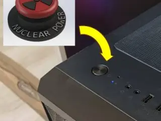 Computer Power Button Cover