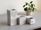Modular Pixel Desk Organizer Set - Clean Retro Voxel Storage-0