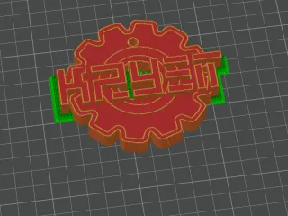 Kryeit Cogwheel Keychain
