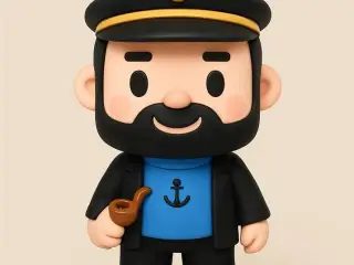 Chibi Capitaine Haddock