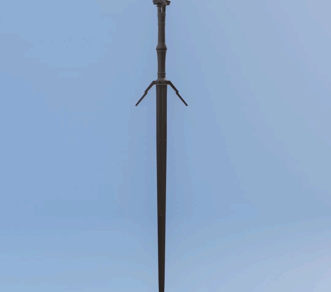 THE WITCHER SILVER SWORD FULL SIZE-0