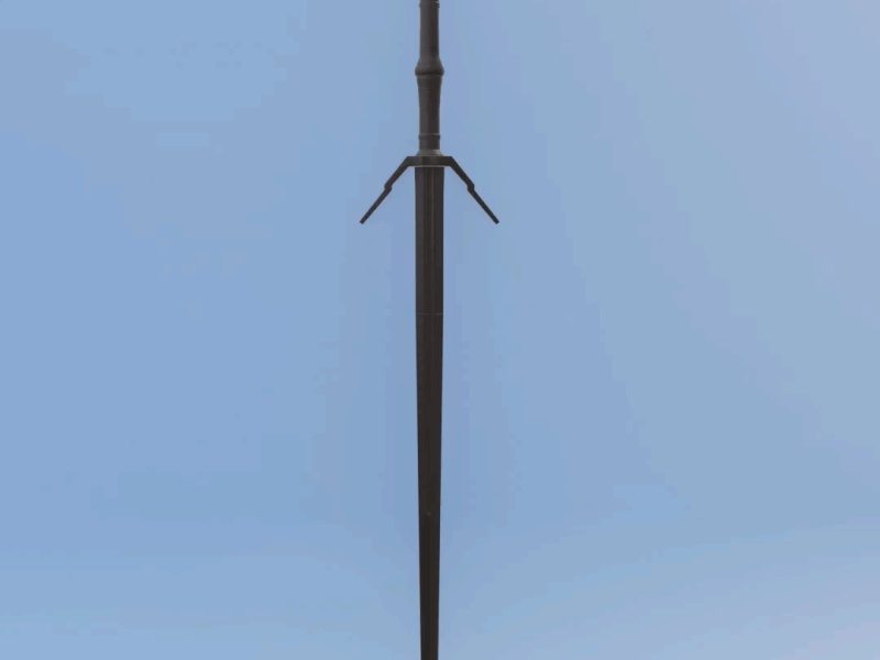 THE WITCHER SILVER SWORD FULL SIZE
