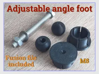 Adjustable angle foot