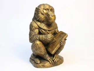 Egyptian scribe monkey